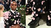 Cynthia Erivo Wears Black Patent Leather Thom Browne Platform Shoes for Met Gala 2024 Red Carpet