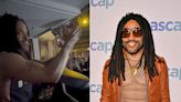 Lenny Kravitz Lifts Up and Hugs Crying Fan at Music Festival: 'Let Love Rule'