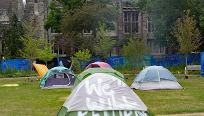 Demonstrators take down some tents at U of T encampment, plan rally ahead of deadline