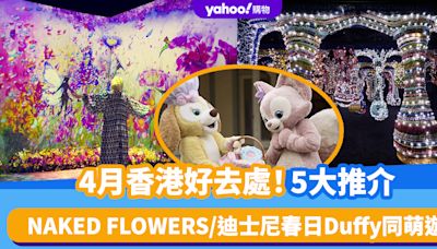 4月香港好去處5大推介！NAKED FLOWERS花花世界/迪士尼春日Duffy同萌遊/葵青戲棚回歸