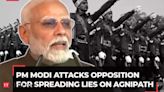 'Some doing politics over national security,' PM Modi hits out at opposition for questioning Agnipath scheme