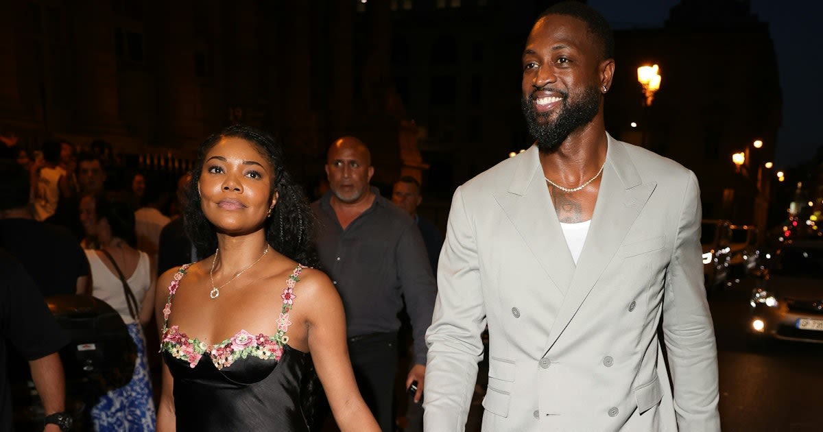 Gabrielle Union’s Olympic Date Night LBD Is Blossoming With Romantic Details