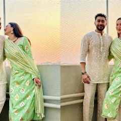 Indian actress Gauahar Khan, husband enjoy blissful Eid moments