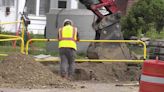 Burst water pipe temporarily causes issues during Winooski Main Street construction