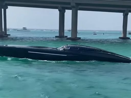 This Corvette Boat Leaves The Authorities Eating Sea Spray