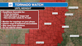 Tornado Watch until midnight Tuesday night for St. Louis
