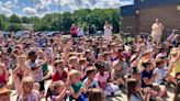 ‘It is up and running’: Prairie Park students celebrate as their school becomes first in Lawrence district with solar power