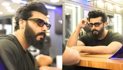 Arjun Kapoor tells hairstylist 'sexy bana do' as he wraps Singham Again shoot; WATCH his brand new look