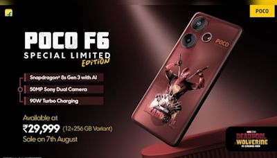 POCO F6 Deadpool Limited Edition launches in India: Check price, features and more - CNBC TV18