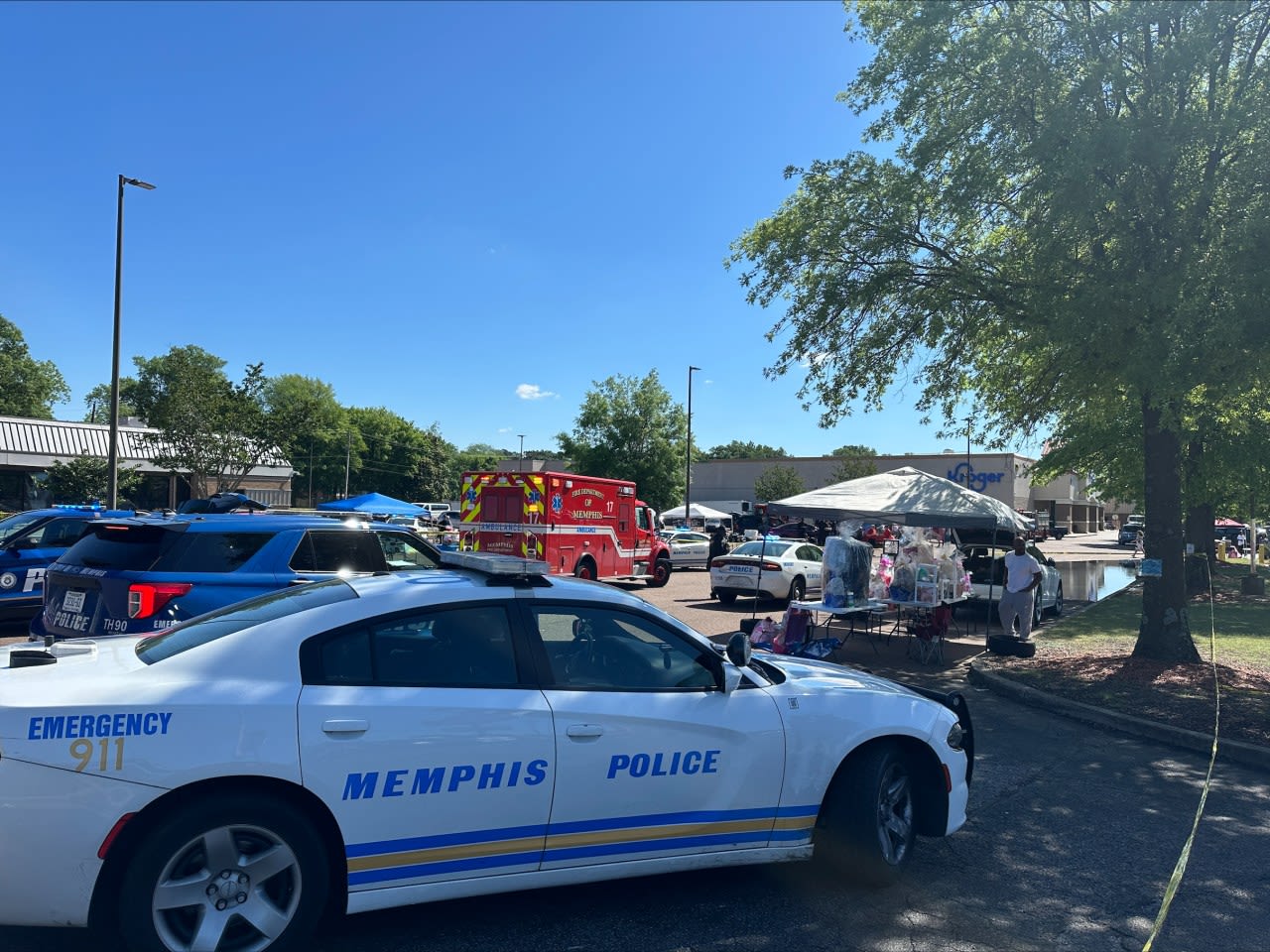 Two injured in shooting outside Whitehaven shopping center