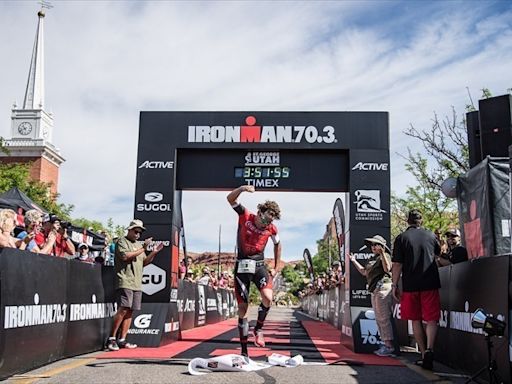 Athletes race in Intermountain Health Ironman 2024 North American Championship in St. George Saturday