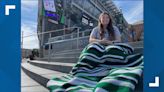 A viral quilt? Dallas Stars' 2nd-best regular season in history woven via colors and rows in fan's blanket