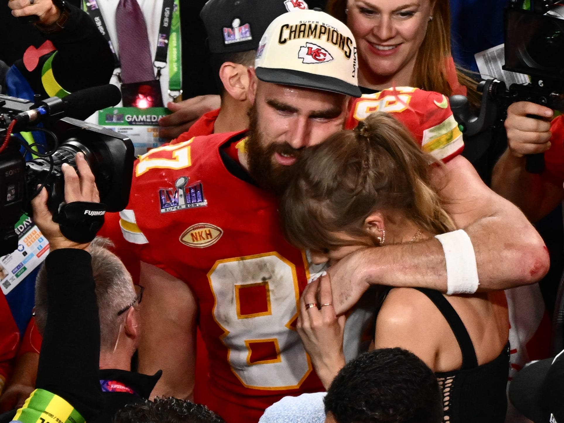 Taylor Swift is in her WAG era — here's every time she's cheered on Travis Kelce and the Chiefs