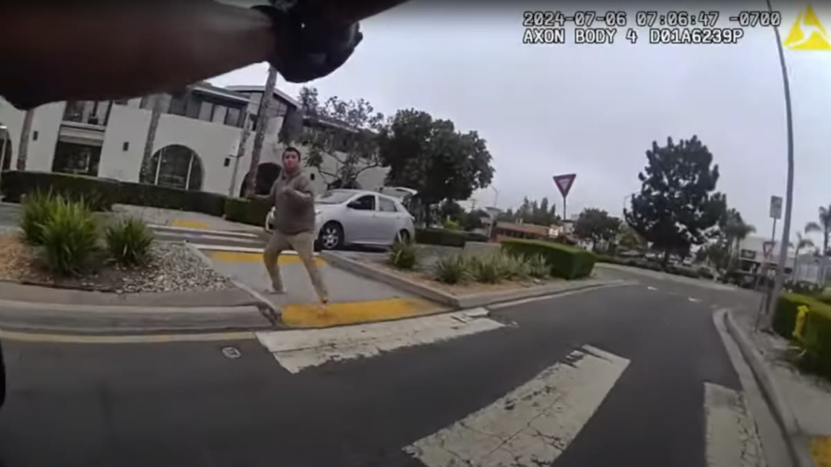 San Diego police release videos of officer fatally shooting man with knife in La Jolla