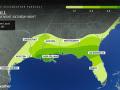 Tropical rainstorm to bring a foot of rain along I-10 in southeast US