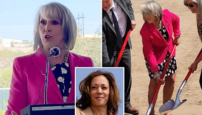 Harris surrogate, Gov. Michelle Lujan Grisham compares abortion services in New Mexico to the Underground Railroad