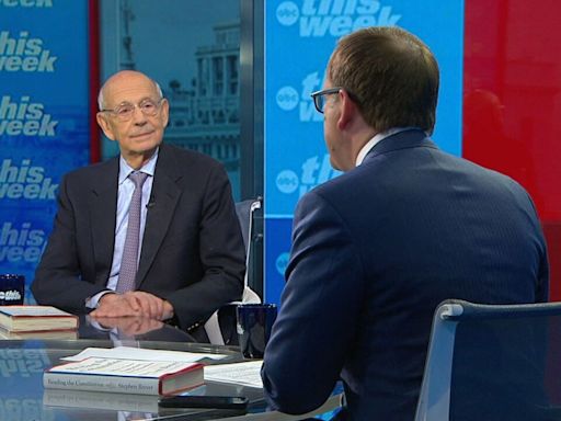 Stephen Breyer insists politics don't play a role in Supreme Court's decisions