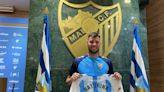 Roko Baturina, el '9' del Málaga: "Meter goles es mi cosa favorita"