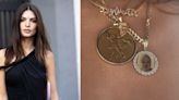 Emily Ratajkowski Wears a Diamond Necklace With Her Toddler Son’s Face on It