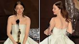 Emma Stone's Dress Breaks at the 2024 Oscars — and She Blames the Wardrobe Malfunction on 'I'm Just Ken'
