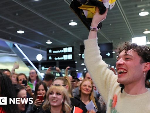 Eurovision winner Nemo explains how they broke their trophy