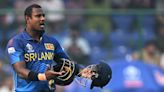 Sri Lanka's Angelo Mathews timed out in international cricket first during World Cup