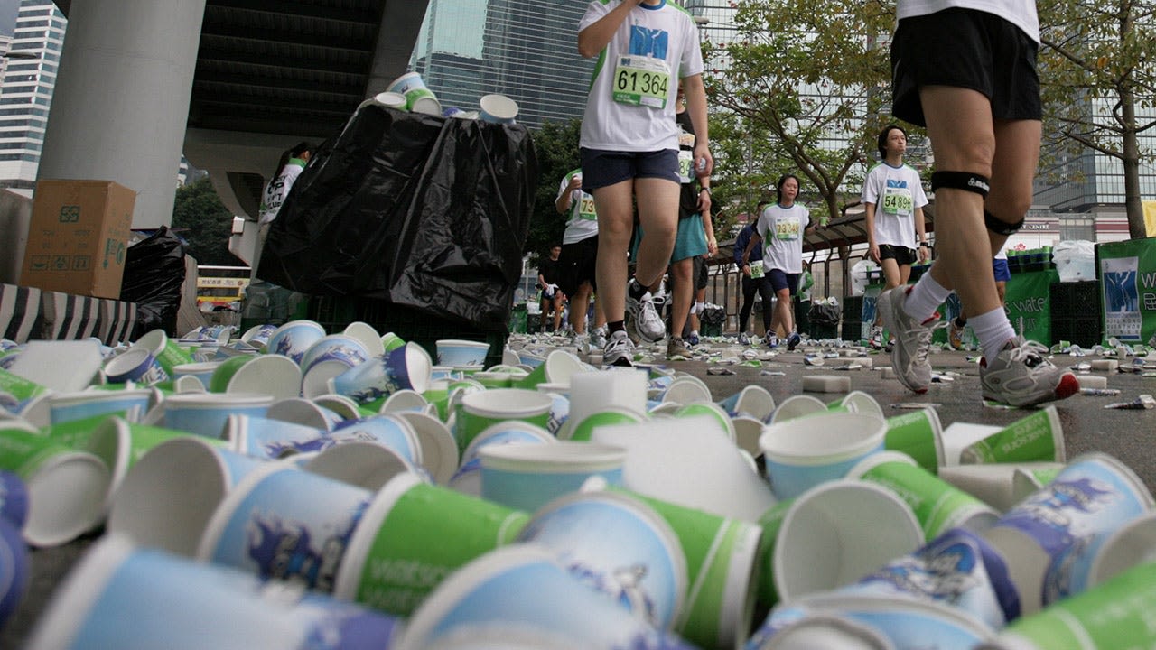 California marathon winner stripped of title after accepting water from father during race