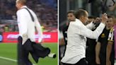 Juventus boss Max Allegri in angry 'striptease' as he rages at ref