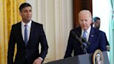 En la Casa Blanca, Joe Biden y Rishi Sunak piden reforzar la asistencia a Ucrania “el tiempo que sea necesario”