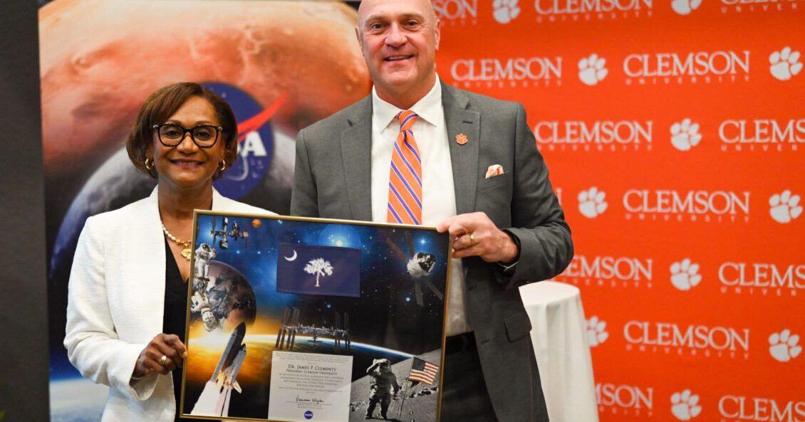 Clemson University, NASA sign space exploration research deal in first for school