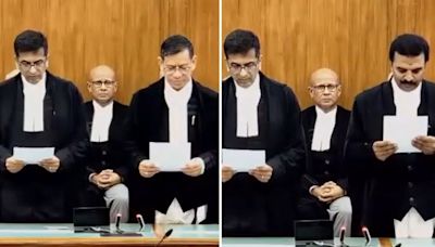 Delhi: CJI DY Chandrachud Administers Oath To 2 New SC Judges; Top Court Gets 1st Judge From Manipur