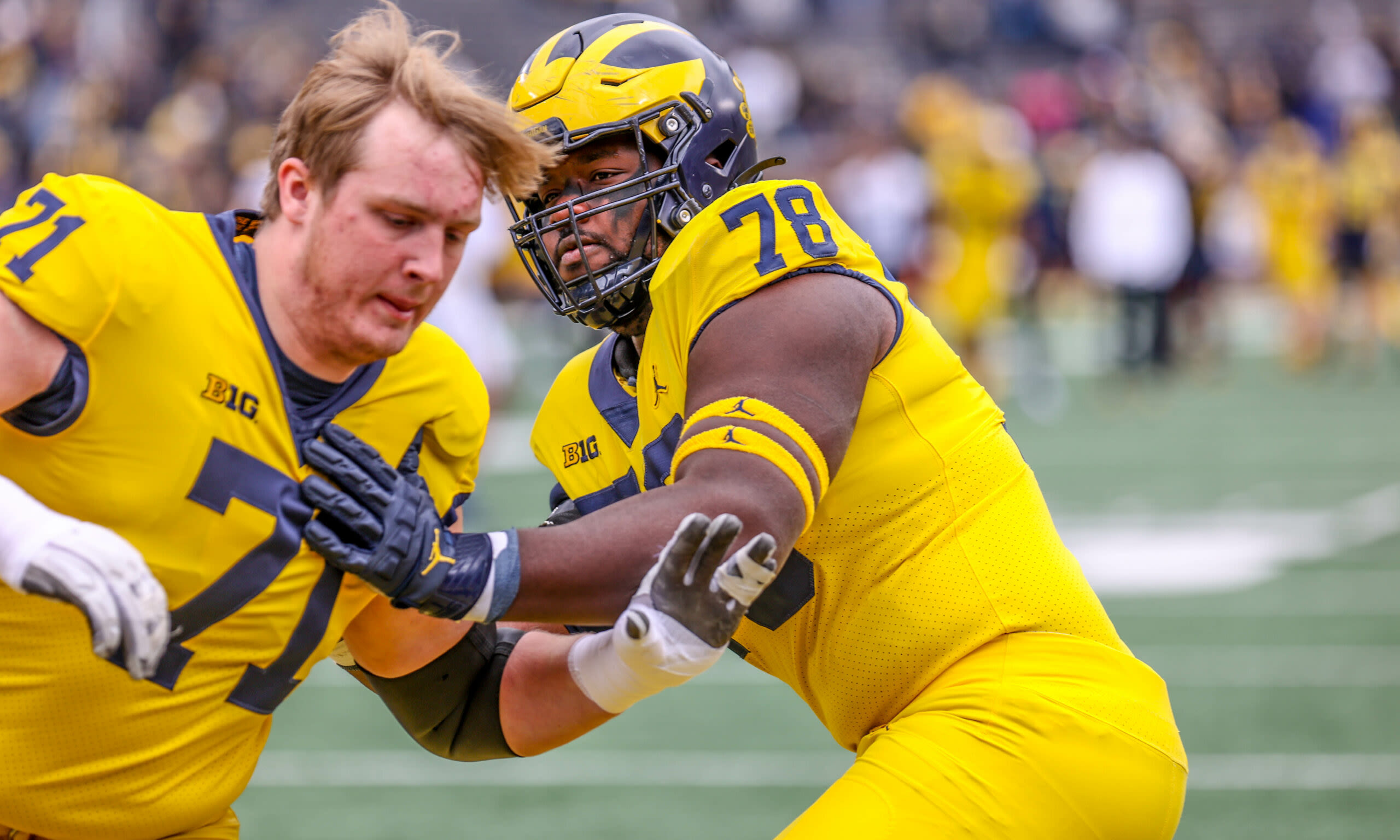 Sherrone Moore breaks down the Michigan football offense post-spring ball