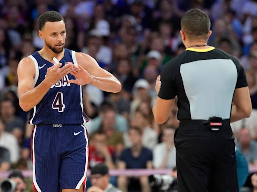 Watch: Steph Curry drills signature no-look 3-pointer in Olympics vs. Serbia