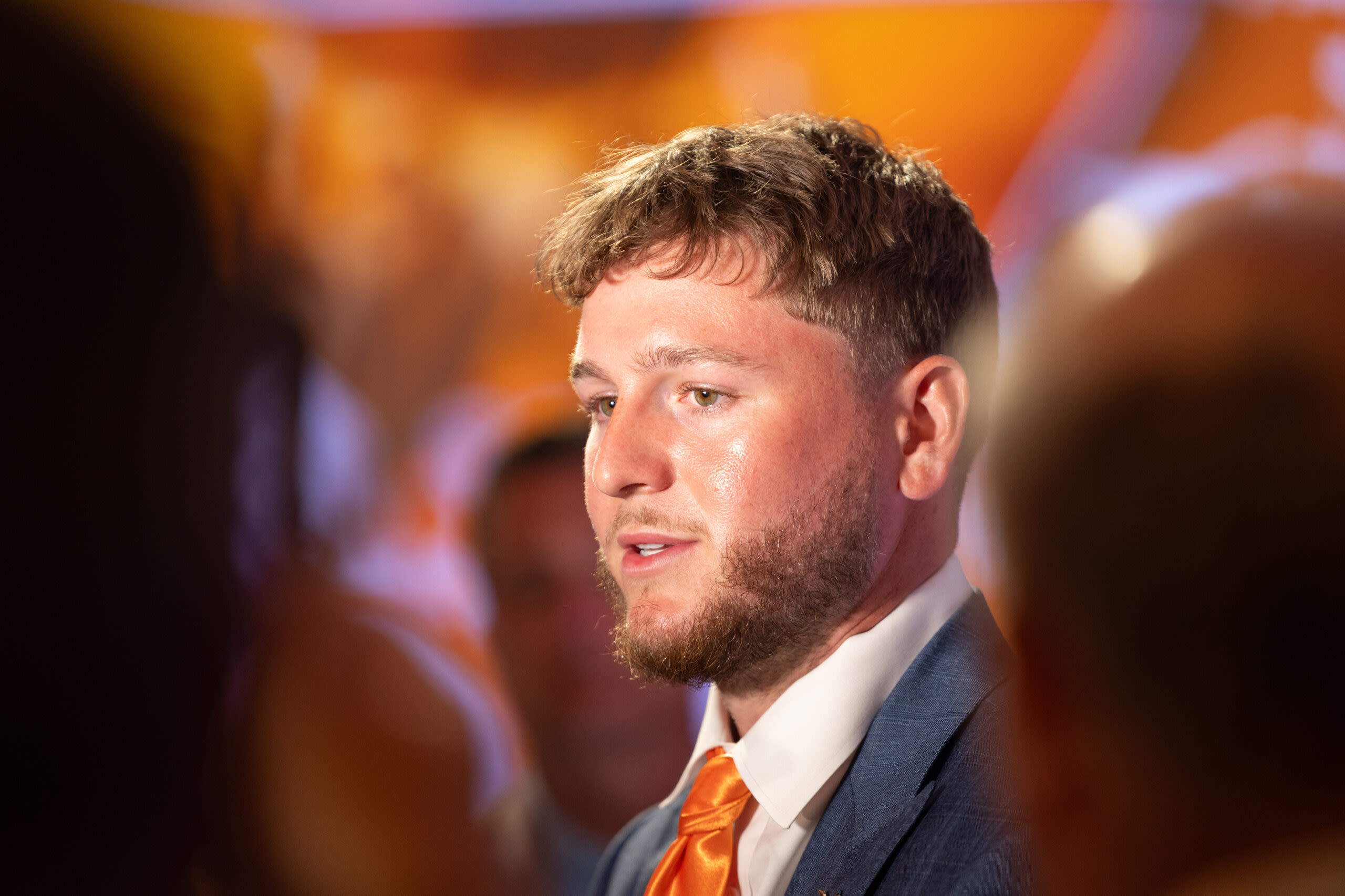 Texas QB Quinn Ewers calls Michigan football ‘team up north’ at SEC media days