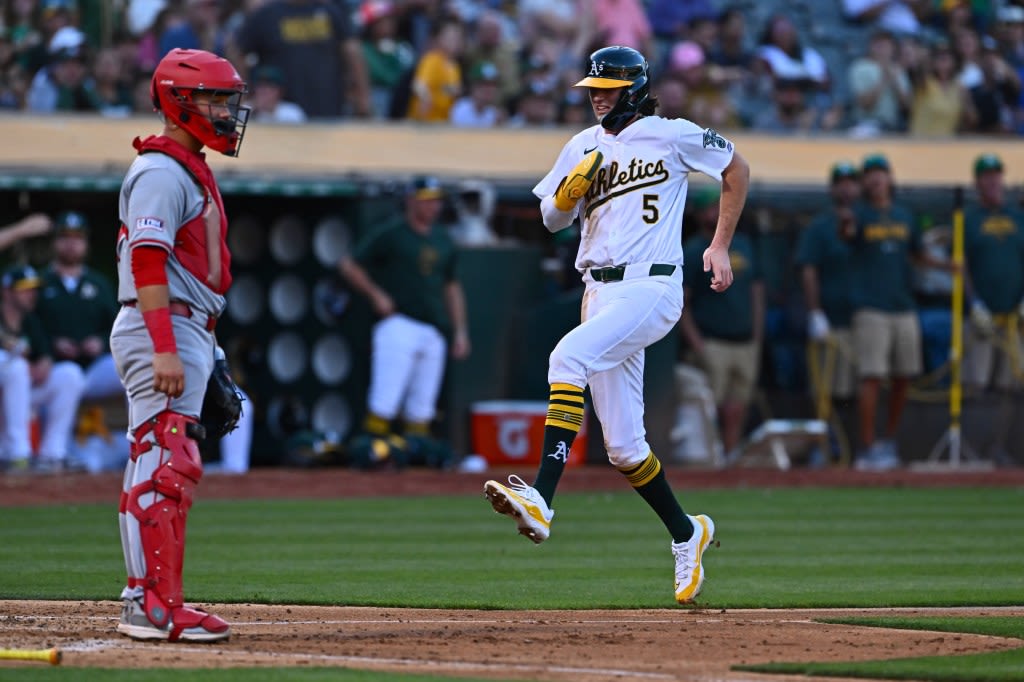 Oakland A’s Jacob Wilson removed from game with apparent injury in debut
