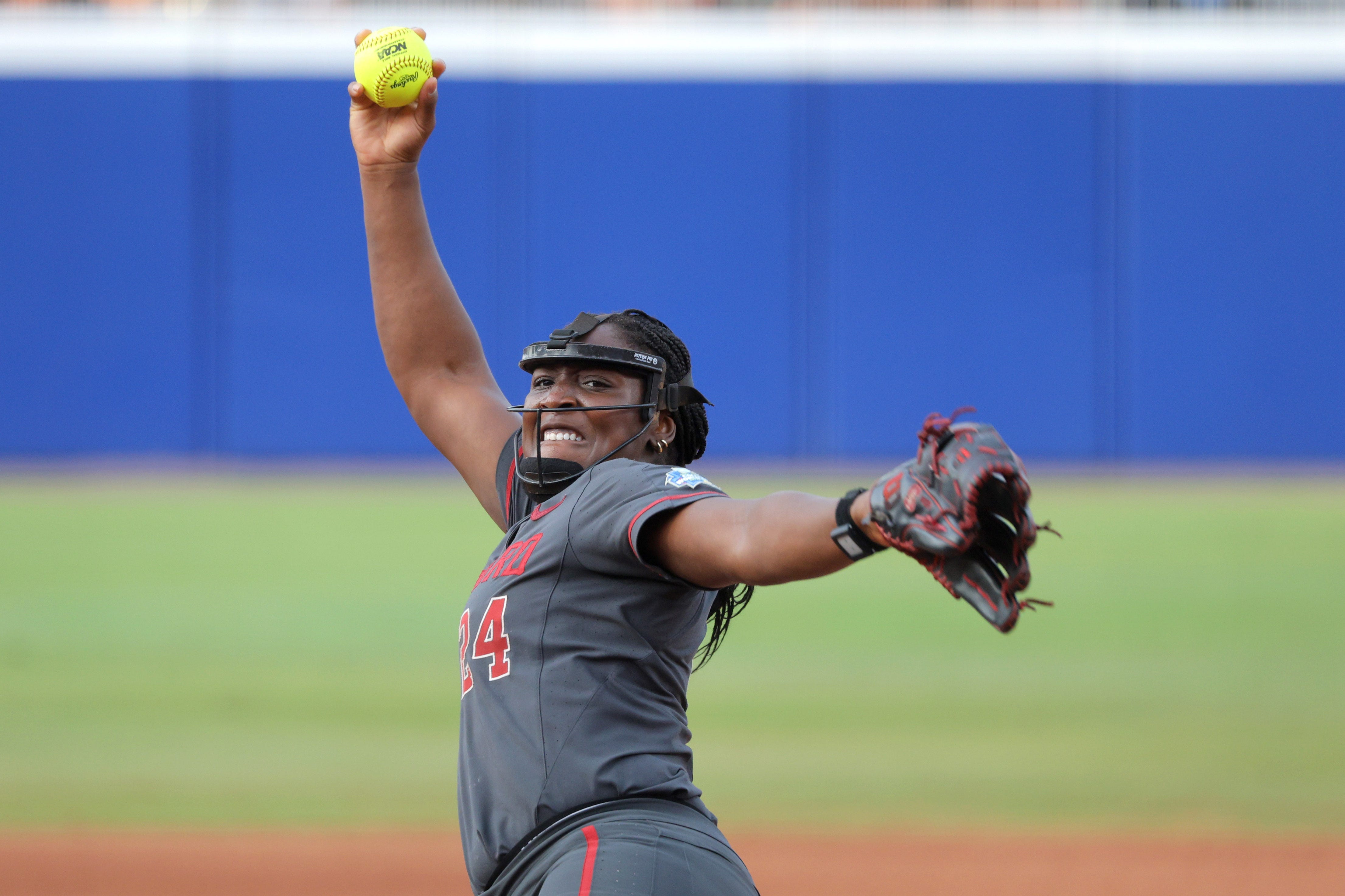 Stanford softball ace NiJaree Canady's family embracing WCWS run: 'It's her time now.'