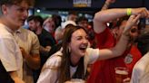 England fans follow Slovakia game at Ashton Gate