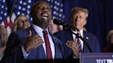 Tim Scott says he’s focused on defeating Biden when asked about Trump VP talk