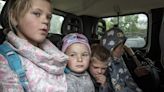 Inside the escape from a Ukraine border village as Putin’s forces closed in: ‘Mummy, when will this war end?’