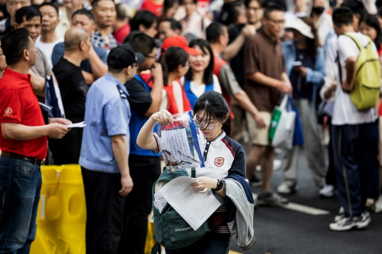 Millions of Chinese students start exams in biggest 'gaokao' ever