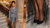 Kerry Washington Goes Retro Glam in Karl Lagerfeld Chanel Pumps at Paris Couture Week