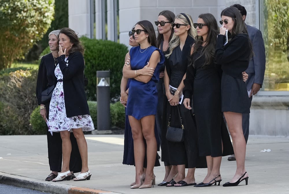 Widows of Catholic NHL star, brother testify to faith, love and new life at joint funeral