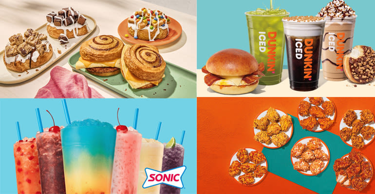 Menu Tracker: New items from Starbucks, Panera, Popeyes, and Sonic Drive-In