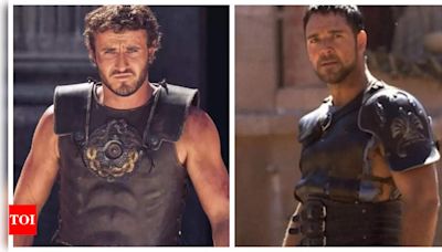 'Gladiator II' Trailer Reveals Shocking Twist: Russell Crowe's Maximus is Paul Mescal's Lucius' father; fans react | - Times of India