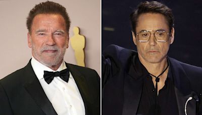 Arnold Schwarzenegger Related to Robert Downey Jr.'s Oscars Speech About a 'Terrible Childhood'