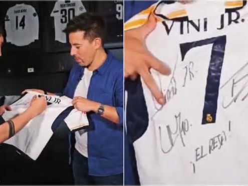 Fede Valverde, polivalencia incluso firmando camisetas: falsificó el autógrafo de Vinicius, Modric y hasta de Taylor Swift