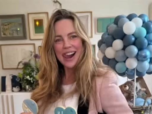 Melissa George gives birth to baby boy number three at age 47: 'My heart is so full'