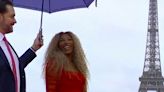 Awkward moment commentator confuses Serena Williams’ husband for umbrella holder