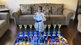 Score it a perfect 10: Liyara Mananayaka is taking taekwondo by storm as a fourth grader