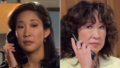 Sandra Oh recreates 'Princess Diaries' scene for Anne Hathaway appearance